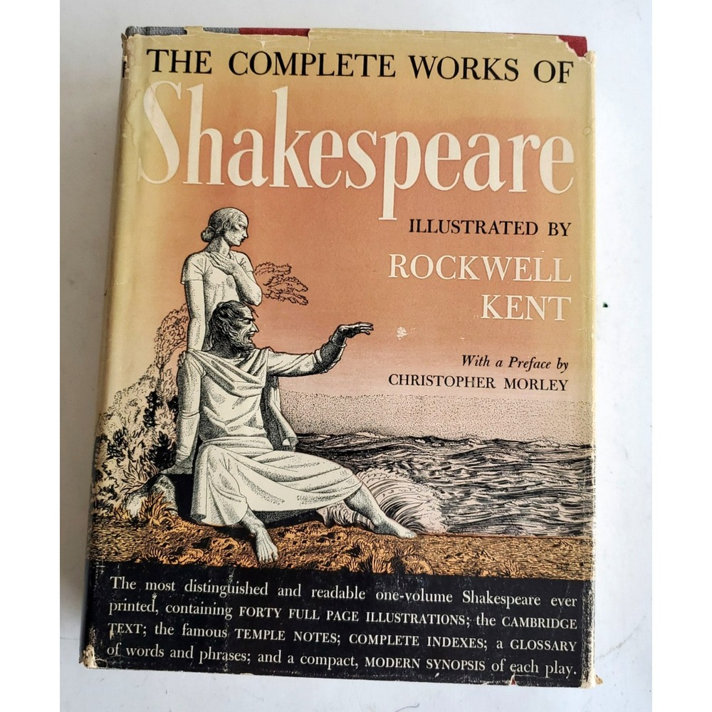 The Complete Works of William Shakespeare Illustrated‎ Rockwell Kent 1936  VTG